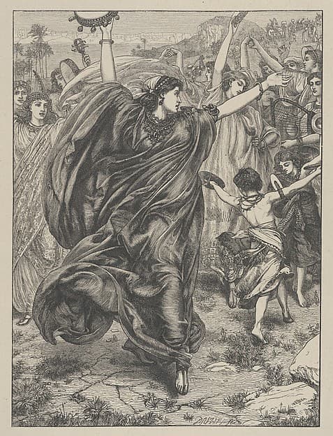 Miriam, from "Dalziels' Bible Gallery"