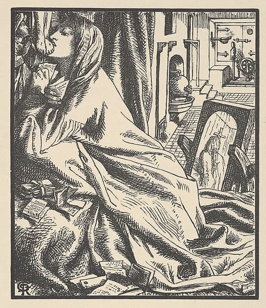 Mariana in the South (Illustration for "The Palace of Art" in Tennyson's Poems, New York, 1903)