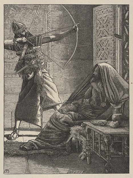 The Arrow of Deliverance, from "Dalziels' Bible Gallery"