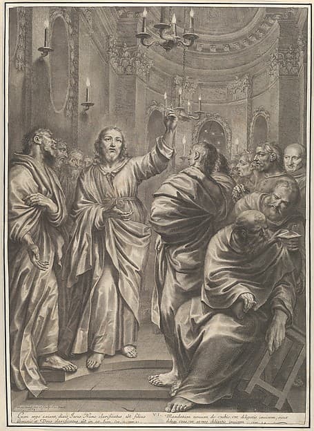 Christ Preaching to his Disciples, from The Passion of Christ, plate 6