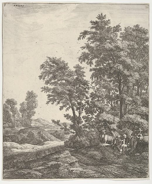 Landscape with Mercury and Argus, from the Series of Six Mythological Scenes