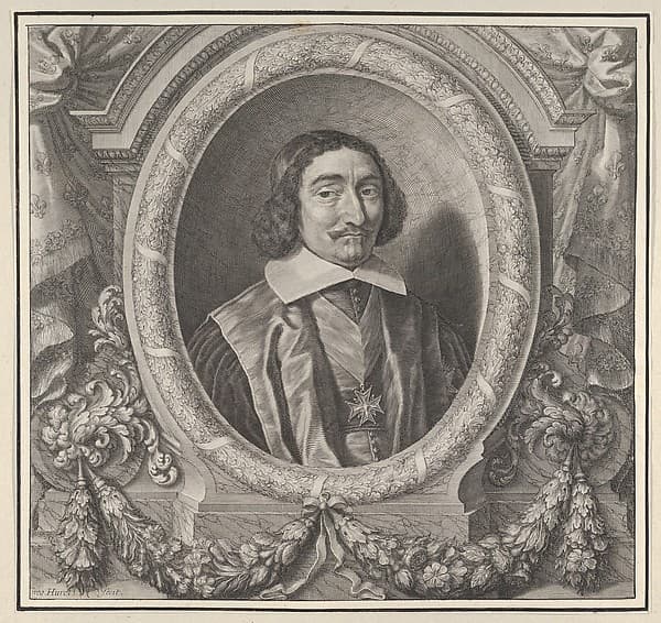 Portrait of a Male Figure Wearing a Maltese Cross