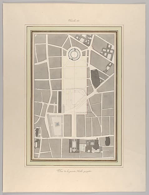 La Halle aux Blés, Street Plan