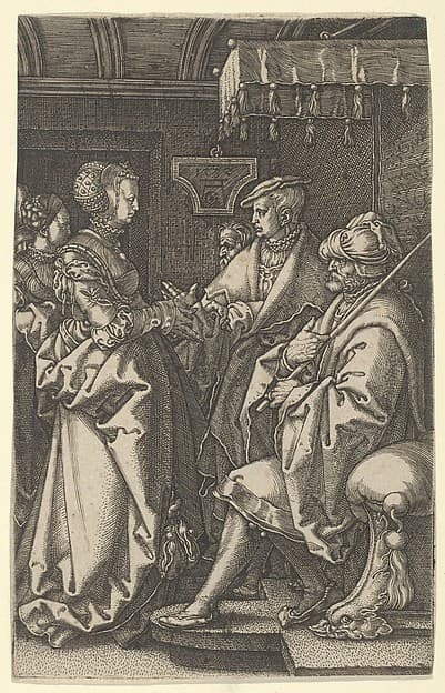 Potiphar's Wife Accusing Joseph, from The Story of Joseph