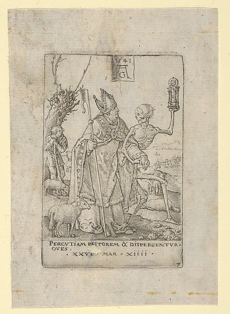 Death and the Bishop, from "The Power of Death" (Allegory of Original Sin and Death)