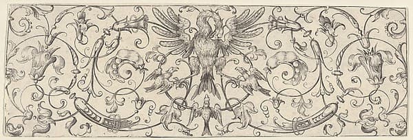 Friezes with Birds, Flowers and Meandering Wreaths and Scrolls (5)