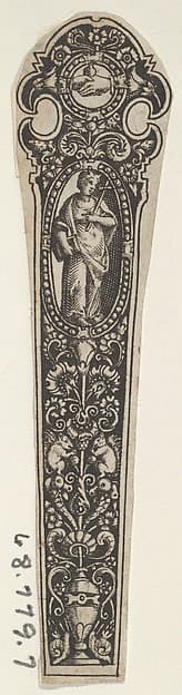 Copy of a Design for a Knife Handle with the Personification of Faith