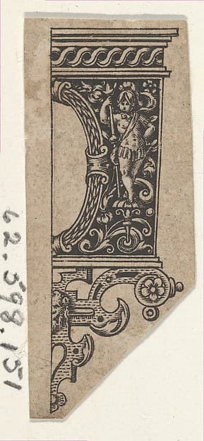 Design for a Knife Handle (Fragment from Manches de Coutiaus)