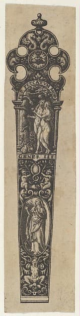 Design for a Knife Handle with the Temptation of Adam and Eve