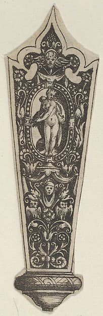 Copy of a Design for a Knife Handle with the Death of Lucretia