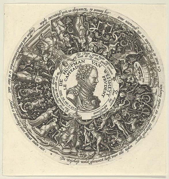 Portrait of William I of Orange, from a Series of Tazza Designs