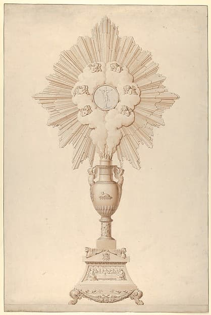 Design for a Monstrance (Presented to the City of Trieste by King Louis XVIII)