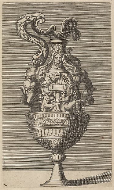 Vase with Two Winged Satyrs