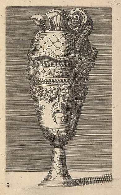 Vase with Cherubs and a Helmet