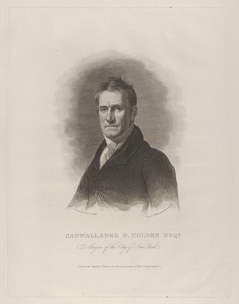 Cadwallader David Colden, Mayor of New York City