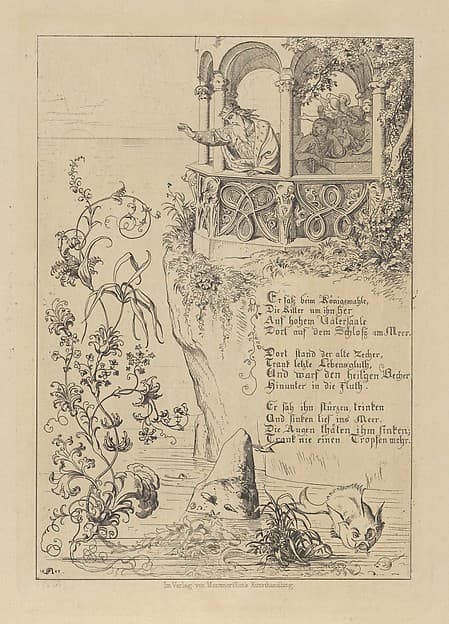 Illustrated Poem "The King of Thule" (Der Koenig von Thule – Goethe)