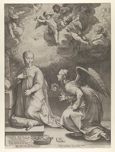 Annunciation, from "The Birth and Early Life of Christ"