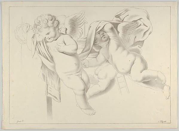 Study of three putti