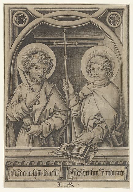 St. Bartholomew and St. Philip, from The Apostles
