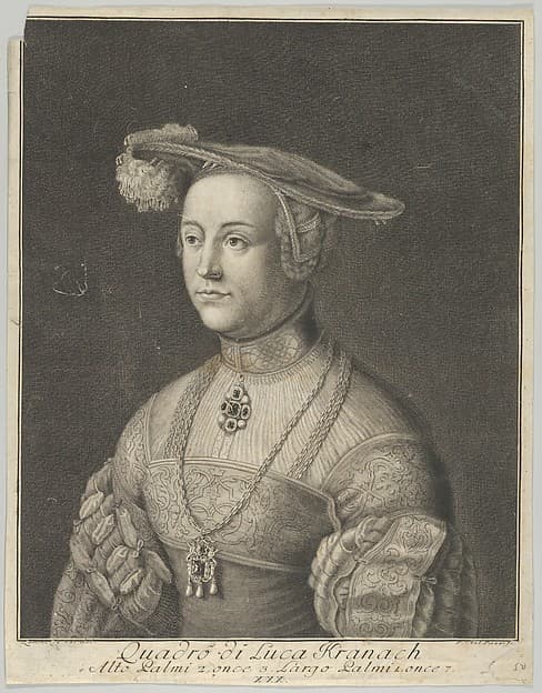 Reproduction of Sibylla of Cleves