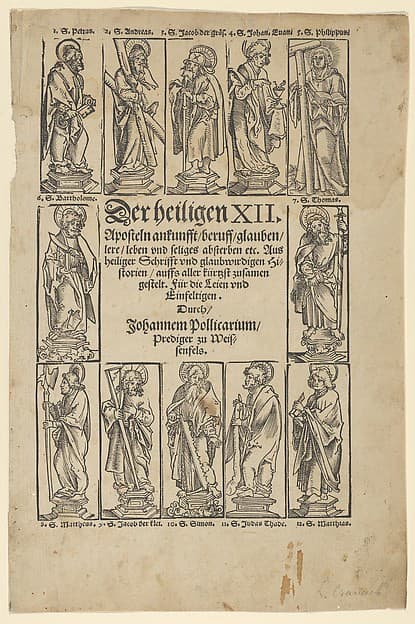 Der Heiligen XII, from the Wittenberg relic-book