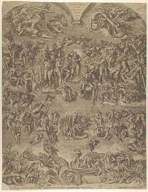 The Last Judgment from the Sistine Chapel