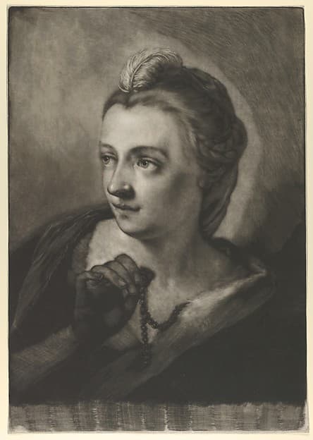 Girl Holding Up Her Necklace