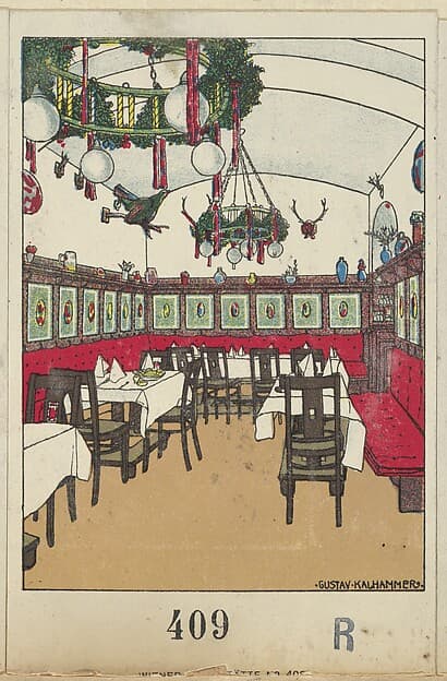 National Railway Station Restaurant, Vienna X, Josef Pohl (Restaurant Staatsbahnhof, Wien X, Josef Pohl)