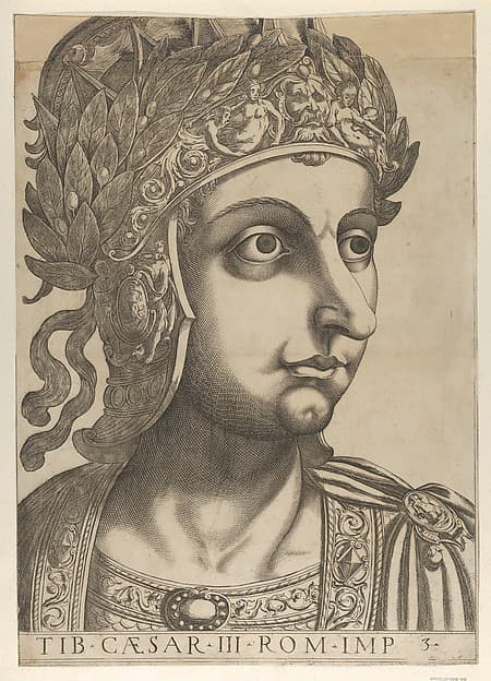 Plate 3: Tiberius turned to the right, from 'The Twelve Caesars'