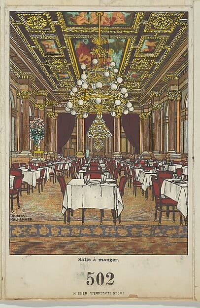 Salle á manger [Dining room]