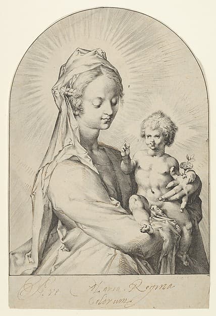 The Virgin with the Child Blessing