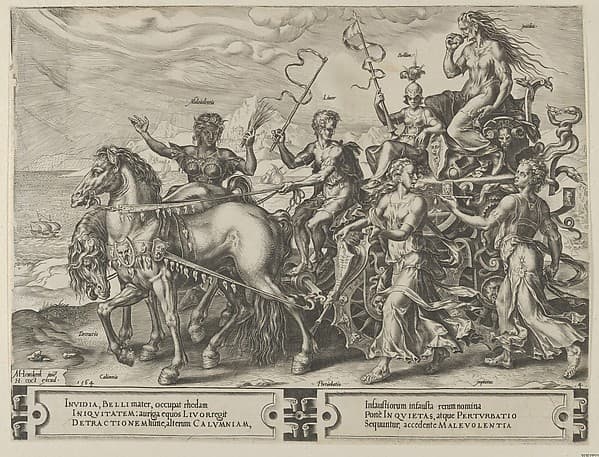 The Triumph of Envy, from The Cycle of the Vicissitudes of Human Affairs, plate 4