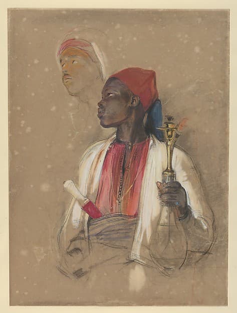 Study for "The Pipe Bearer"