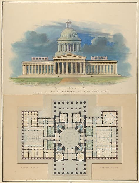 Design for the Capitol of Ohio, Columbus