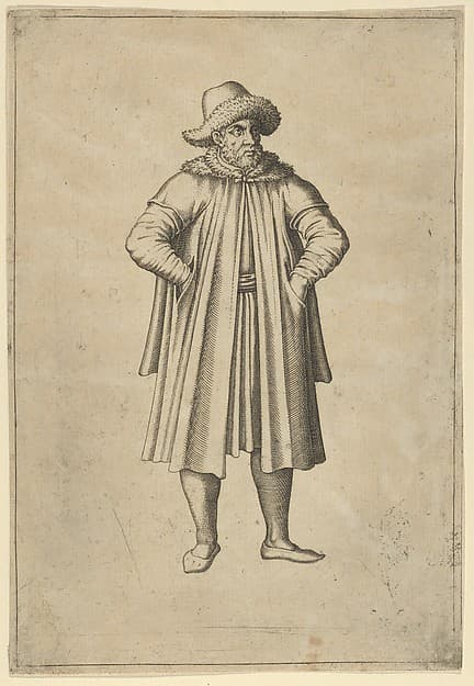 Ragusej Merchant, from 'Les quatre premiers livres des navigations et pérégrinations orientales' by Nicolas de Nicolay