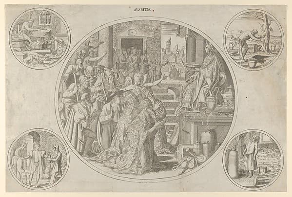 Avarice, from "Seven Deadly Sins"