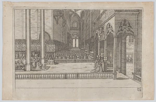 Plate H: Election and Coronation of Emperor Maximilian II