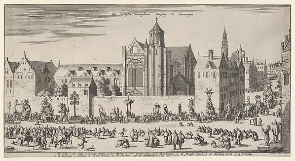 Triumphal procession to Antwerp