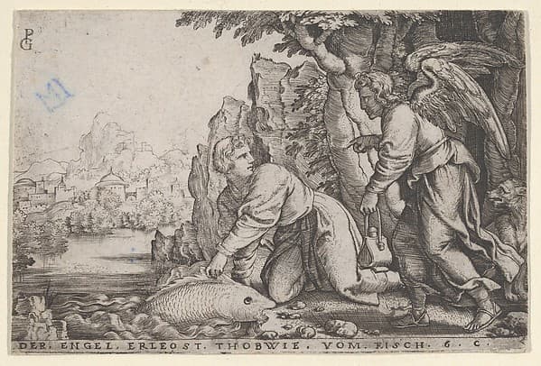 Tobiolus Catches the Fish, from The Story of Tobias