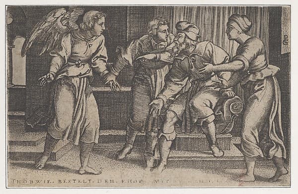 Tobias and the Archangel Raphael, from The Story of Tobias