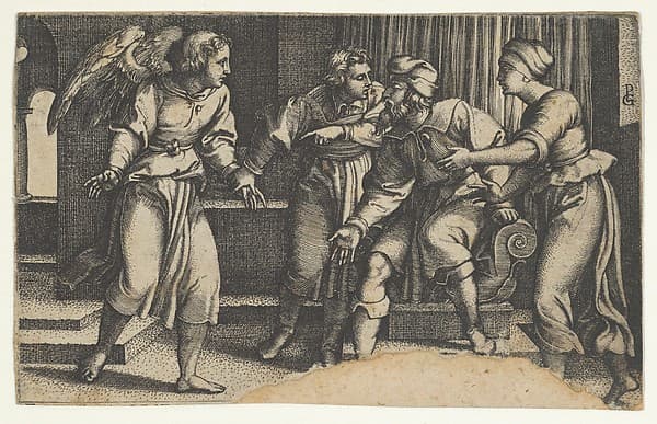 Tobias and the Archangel Raphael, from The Story of Tobias