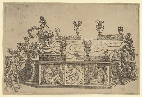 Triumphal car from the marriage of Ferdinand de' Medici and Christine of Lorraine