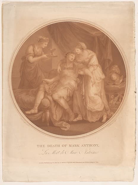 The Death of Mark Anthony – Le Mort de Marc Antoine (Shakespeare, Antony and Cleopatra, Act 4, Scene 15)