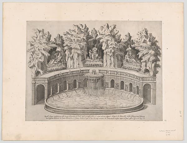 Speculum Romanae Magnificentiae: Fountain and Gardens of the Villa d'Este at Tivoli