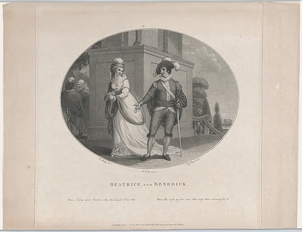 Beatrice and Benedick (Shakespeare, Much Ado About Nothing, Act 4, Scene 1)
