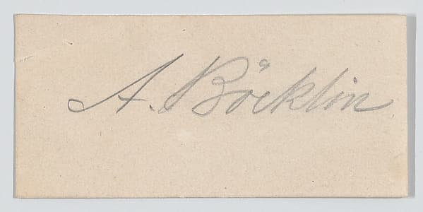 Portrait of Böcklin, Arnold