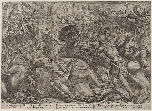 Plate 10: The Fall of Jericho, from 'The Battles of the Old Testament'