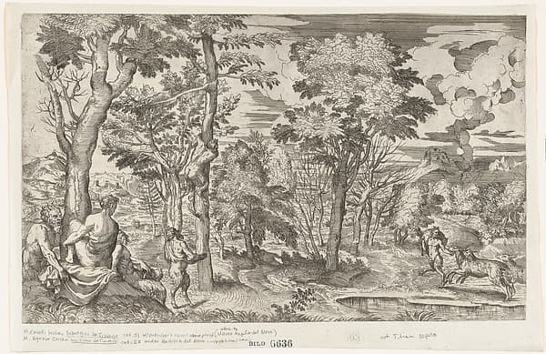 Satyrs in a Landscape (after Titian)