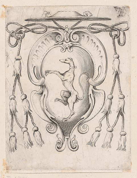 Coat of Arms of a Cardinal of the Sampieri Family