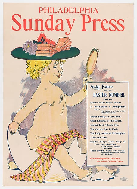 Advertisement for Philadelphia Sunday Press: Easter
